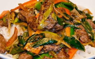 Kinesisk Stir-Fry Elg